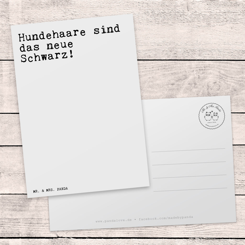 Postkarte Sprüche und Zitate Hundehaare sind das neue Schwarz! Geschenkkarte, Grußkarte, Karte, Einladung, Ansichtskarte, Geburtstagskarte, Einladungskarte, Dankeskarte, Spruch, Sprüche, lustig, Weisheiten, Zitate, Spruch Sprüche Weisheiten Zitate Lustig Weisheit Worte