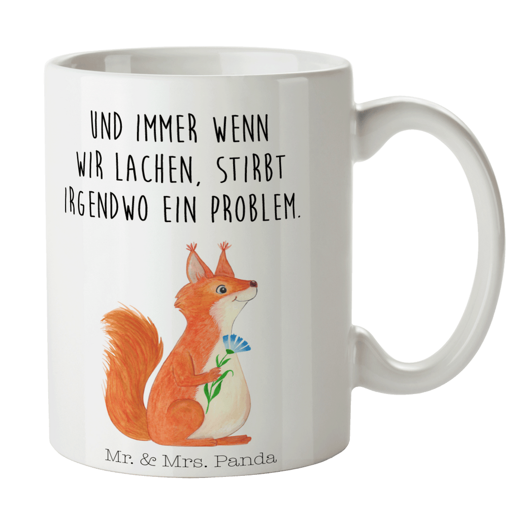 Tasse Eichhörnchen Blume Becher, Kaffeetasse, Kaffeebecher, Tee, Frühstück, Büro, süße Tiermotive, gute Laune, lustige Sprüche, Tiere, Eichhörnchen, Eichhorn, Spruch positiv, Lachen, Spaß, Motivation Sprüche, Motivation Bilder, glücklich Spruch, Spruch Deko