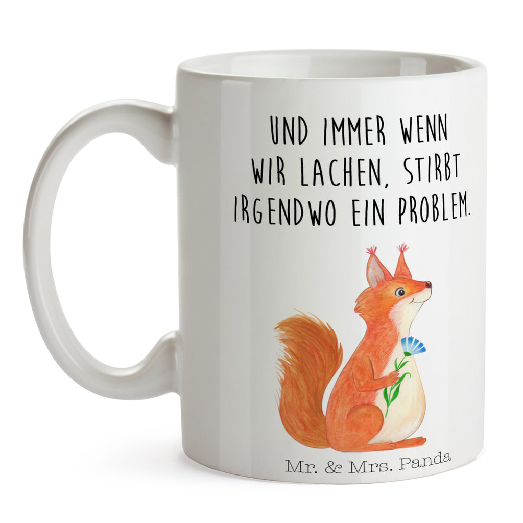 Tasse Eichhörnchen Blume Becher, Kaffeetasse, Kaffeebecher, Tee, Frühstück, Büro, süße Tiermotive, gute Laune, lustige Sprüche, Tiere, Eichhörnchen, Eichhorn, Spruch positiv, Lachen, Spaß, Motivation Sprüche, Motivation Bilder, glücklich Spruch, Spruch Deko
