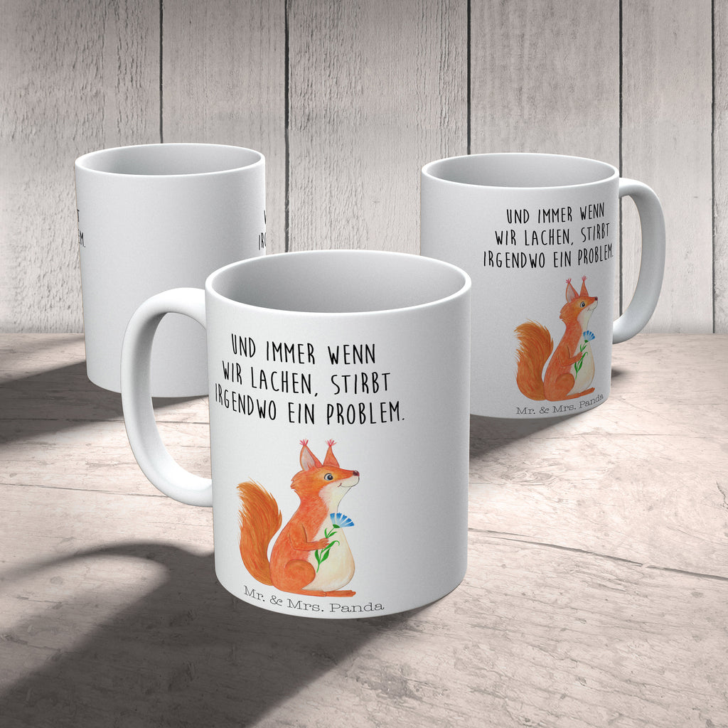 Tasse Eichhörnchen Blume Becher, Kaffeetasse, Kaffeebecher, Tee, Frühstück, Büro, süße Tiermotive, gute Laune, lustige Sprüche, Tiere, Eichhörnchen, Eichhorn, Spruch positiv, Lachen, Spaß, Motivation Sprüche, Motivation Bilder, glücklich Spruch, Spruch Deko