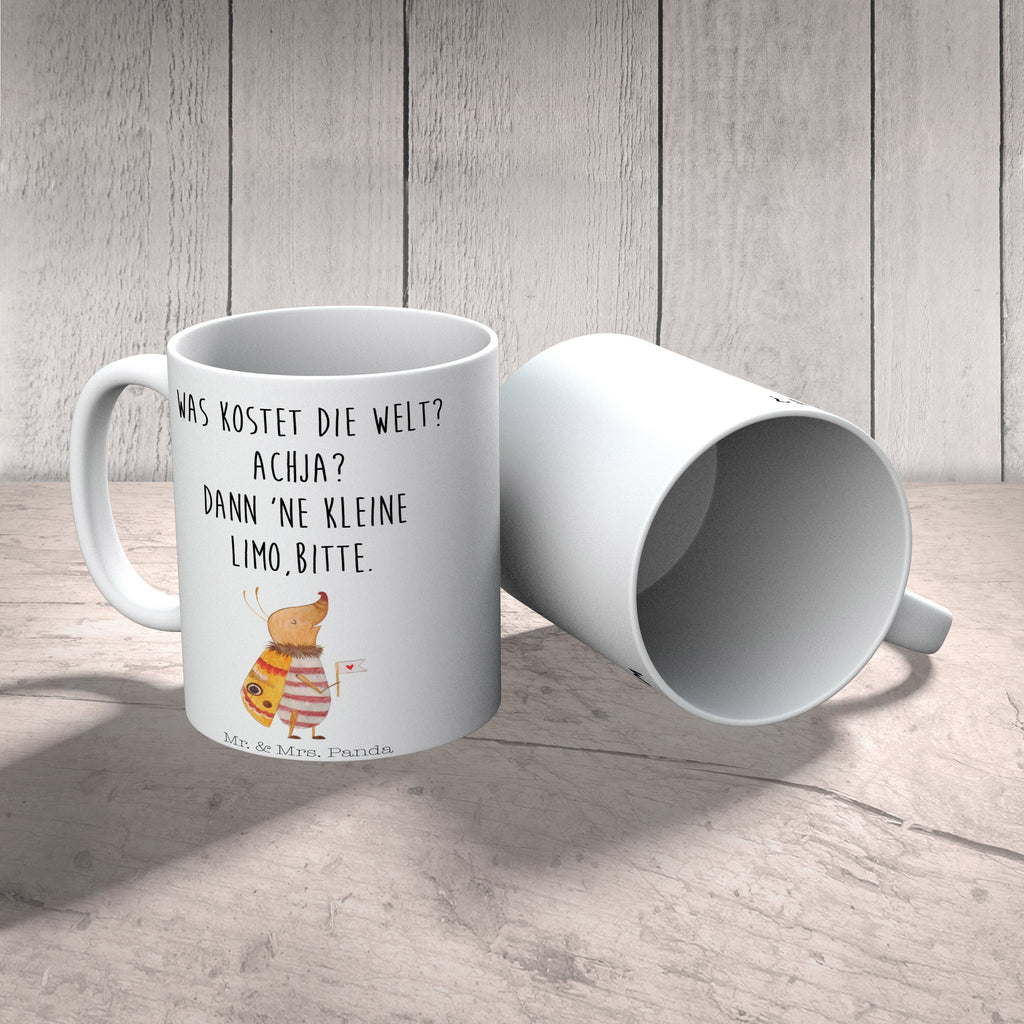Tasse Nachtfalter mit Fähnchen