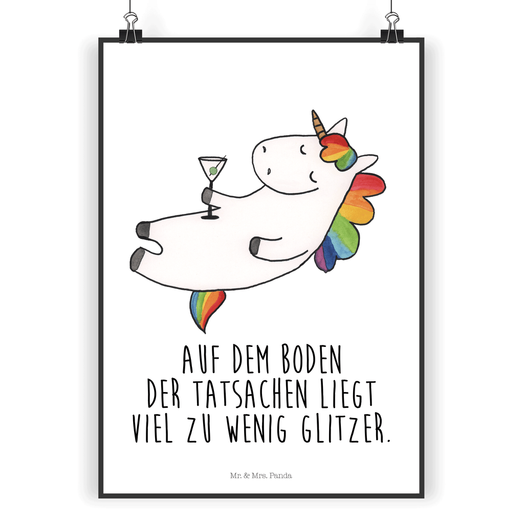 Poster Einhorn Cocktail Poster, Wandposter, Bild, Wanddeko, Küchenposter, Kinderposter, Wanddeko Bild, Raumdekoration, Wanddekoration, Handgemaltes Poster, Mr. & Mrs. Panda Poster, Designposter, Kunstdruck, Posterdruck, Einhorn, Einhörner, Einhorn Deko, Pegasus, Unicorn, Party, Spaß, Feiern, Caipirinha, Rum, Cuba Libre, Sekt, Freundin, Geburtstag, lustig, witzig, Spruch, Glitzer