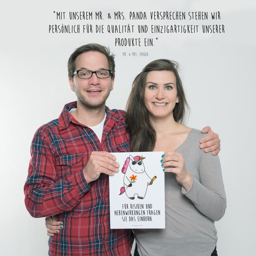 Poster Einhorn Woodstock Poster, Wandposter, Bild, Wanddeko, Küchenposter, Kinderposter, Wanddeko Bild, Raumdekoration, Wanddekoration, Handgemaltes Poster, Mr. & Mrs. Panda Poster, Designposter, Kunstdruck, Posterdruck, Einhorn, Einhörner, Einhorn Deko, Pegasus, Unicorn, Kiffen, Joint, Zigarette, Alkohol, Party, Spaß. lustig, witzig, Woodstock