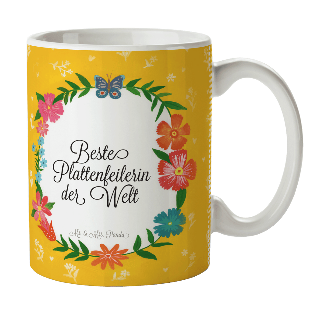 Tasse Design Frame Happy Girls Plattenfeilerin Geschenk Becher, Kaffeetasse, Kaffeebecher, Tee, Frühstück, Büro  