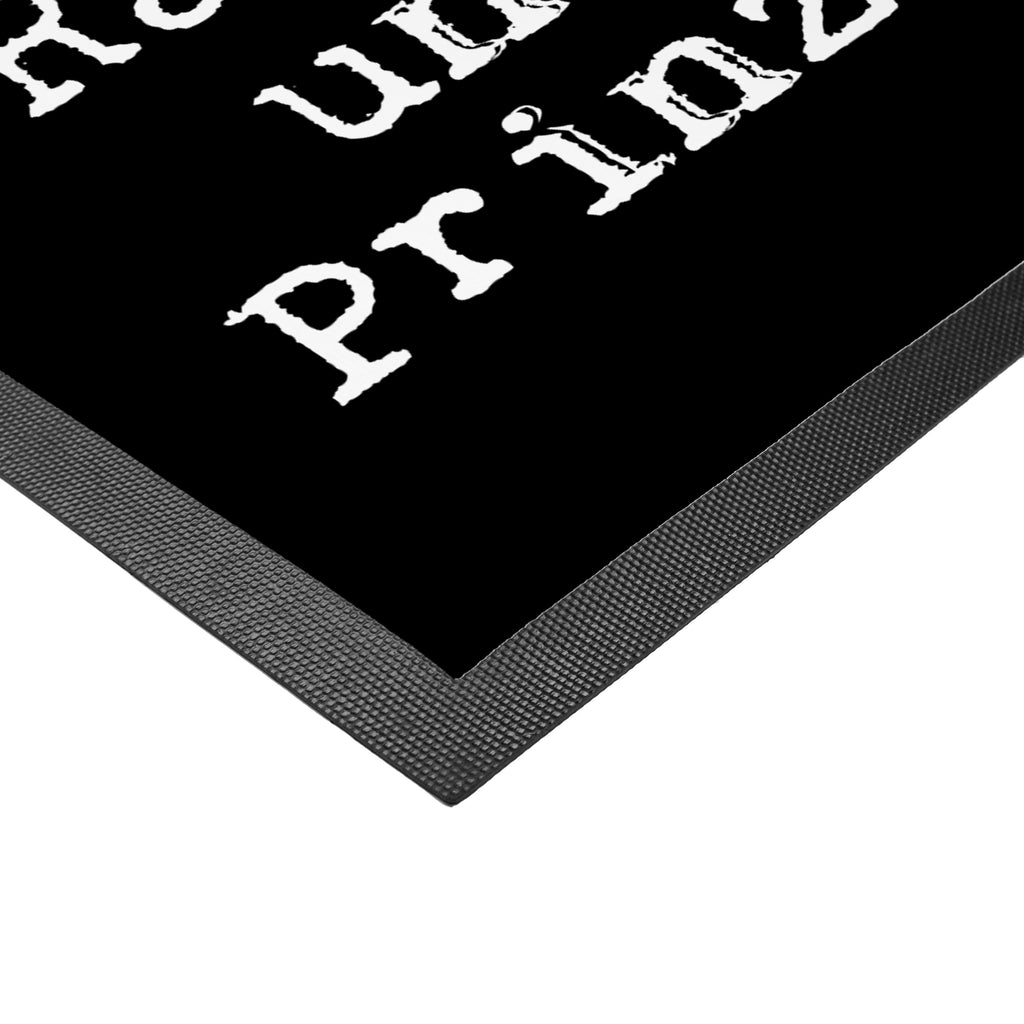 Fußmatte Fun Talk Die Welt braucht mehr Räubertöchter und weniger Prinzessinnen. Türvorleger, Schmutzmatte, Fußabtreter, Matte, Schmutzfänger, Fußabstreifer, Schmutzfangmatte, Türmatte, Motivfußmatte, Haustürmatte, Vorleger, Spruch, Sprüche, lustig, Weisheiten, Zitate, Glizer Spruch Sprüche Weisheiten Zitate Lustig Weisheit Worte