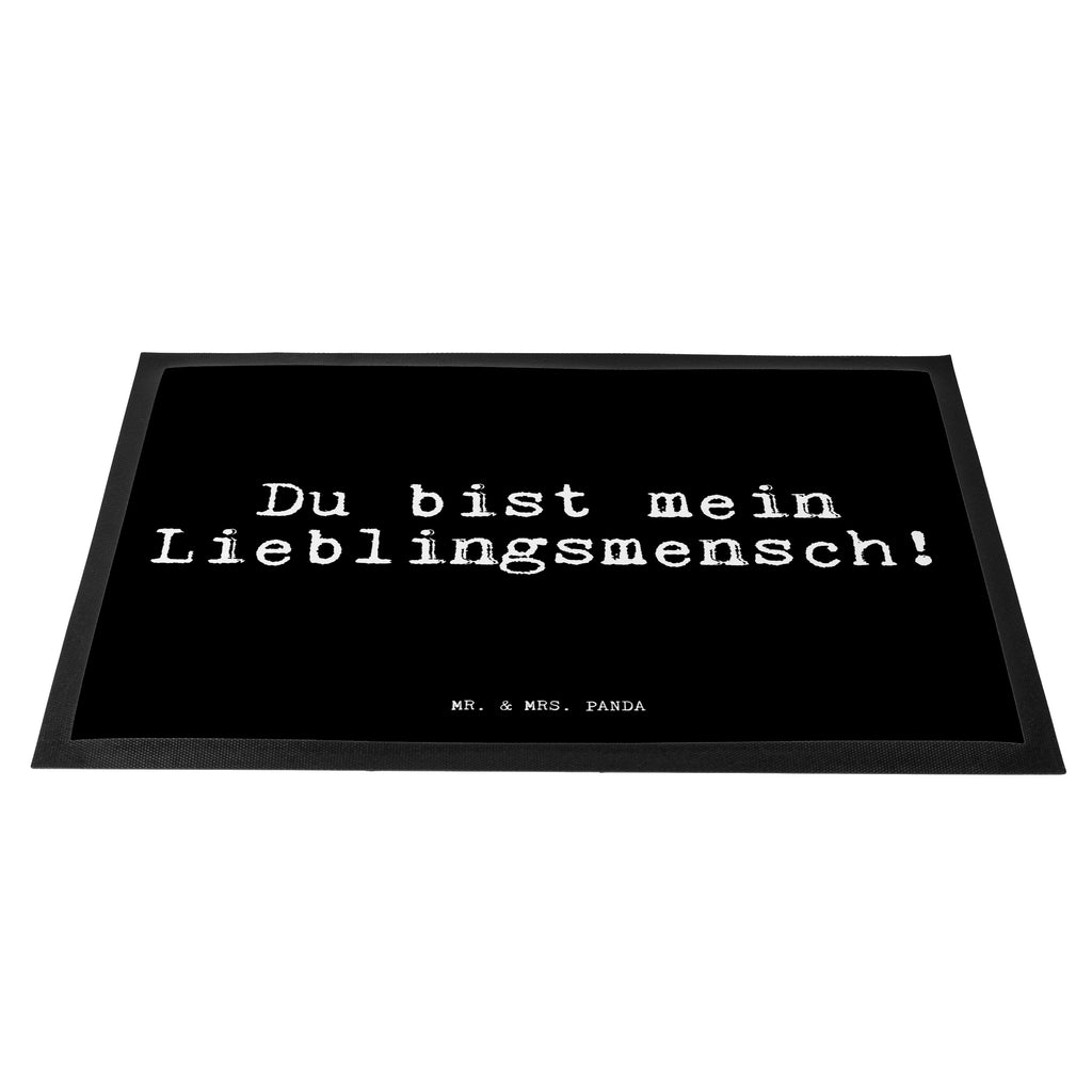 Fußmatte Fun Talk Du bist mein Lieblingsmensch! Türvorleger, Schmutzmatte, Fußabtreter, Matte, Schmutzfänger, Fußabstreifer, Schmutzfangmatte, Türmatte, Motivfußmatte, Haustürmatte, Vorleger, Spruch, Sprüche, lustig, Weisheiten, Zitate, Glizer Spruch Sprüche Weisheiten Zitate Lustig Weisheit Worte