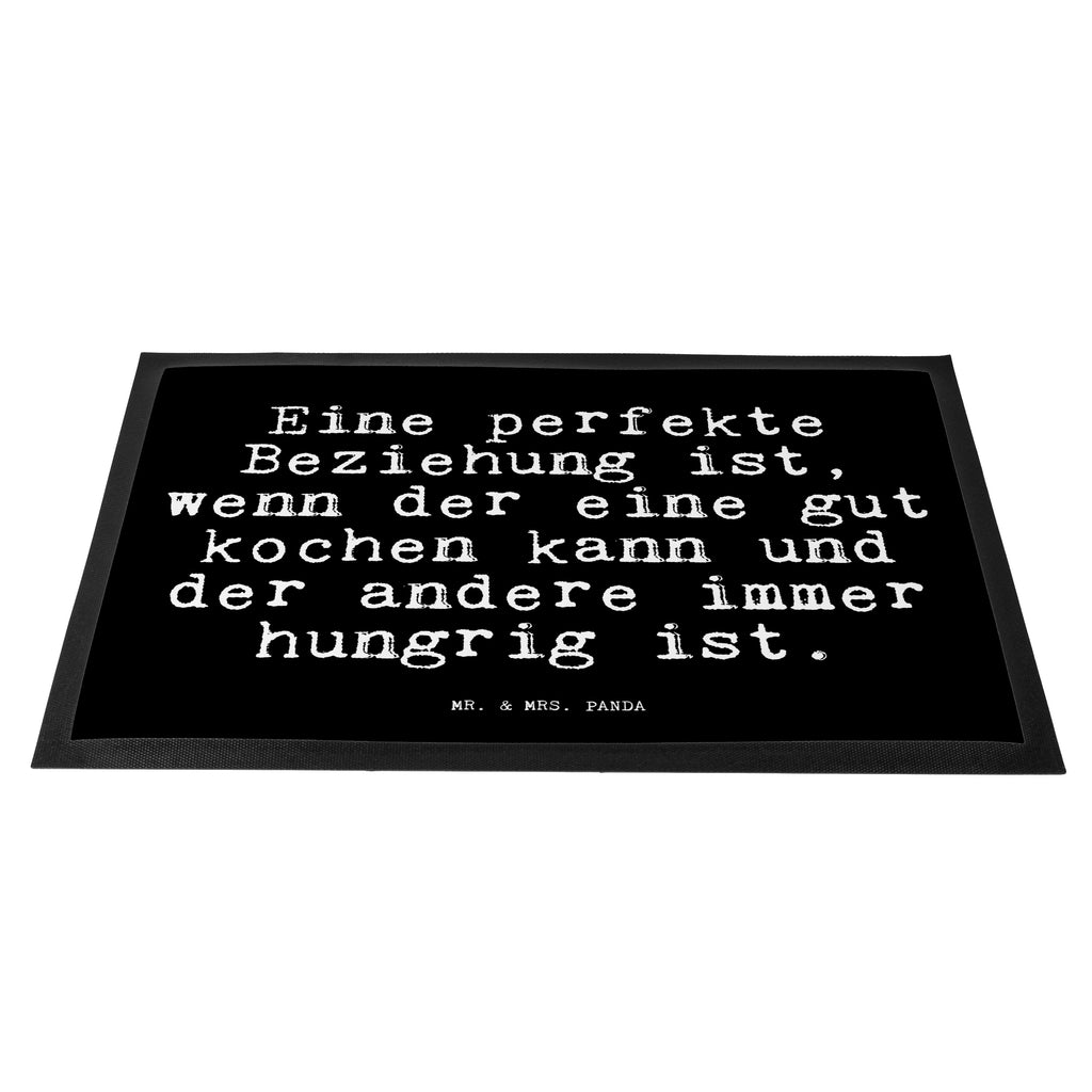 Fußmatte Fun Talk Eine perfekte Beziehung ist, wenn der eine gut kochen kann und der andere immer hungrig ist. Türvorleger, Schmutzmatte, Fußabtreter, Matte, Schmutzfänger, Fußabstreifer, Schmutzfangmatte, Türmatte, Motivfußmatte, Haustürmatte, Vorleger, Spruch, Sprüche, lustig, Weisheiten, Zitate, Glizer Spruch Sprüche Weisheiten Zitate Lustig Weisheit Worte