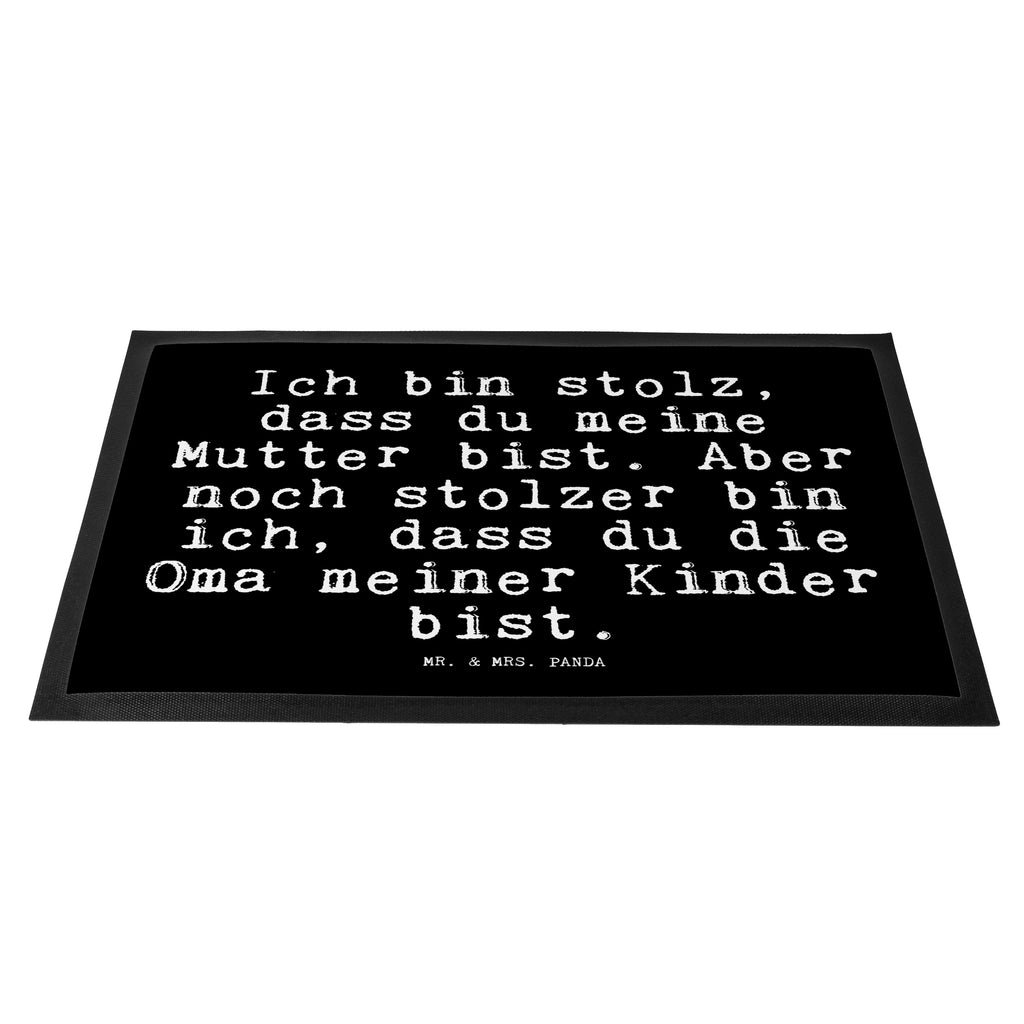 Fußmatte Fun Talk Ich bin stolz, dass du meine Mutter bist. Aber noch stolzer bin ich, dass du die Oma meiner Kinder bist. Türvorleger, Schmutzmatte, Fußabtreter, Matte, Schmutzfänger, Fußabstreifer, Schmutzfangmatte, Türmatte, Motivfußmatte, Haustürmatte, Vorleger, Spruch, Sprüche, lustig, Weisheiten, Zitate, Glizer Spruch Sprüche Weisheiten Zitate Lustig Weisheit Worte
