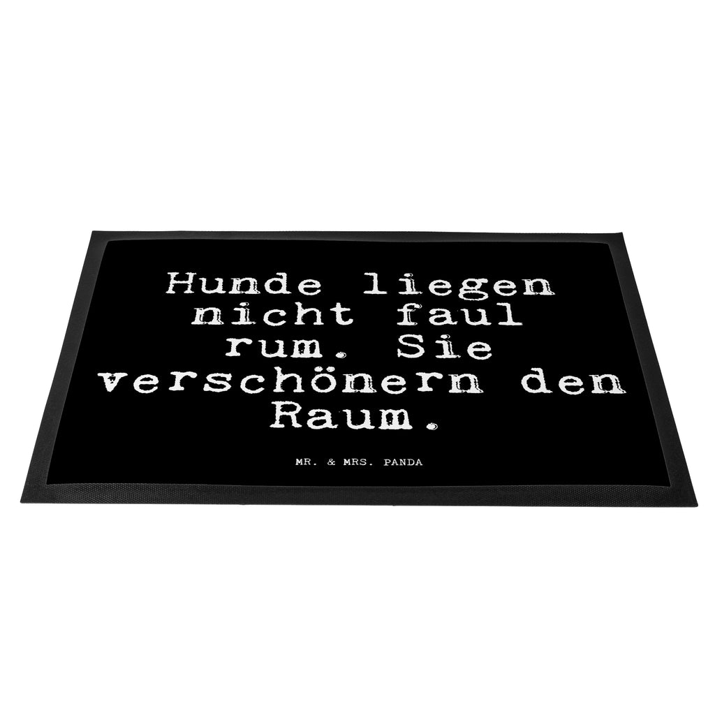 Fußmatte Fun Talk Hunde liegen nicht faul rum. Sie verschönern den Raum. Türvorleger, Schmutzmatte, Fußabtreter, Matte, Schmutzfänger, Fußabstreifer, Schmutzfangmatte, Türmatte, Motivfußmatte, Haustürmatte, Vorleger, Spruch, Sprüche, lustig, Weisheiten, Zitate, Glizer Spruch Sprüche Weisheiten Zitate Lustig Weisheit Worte