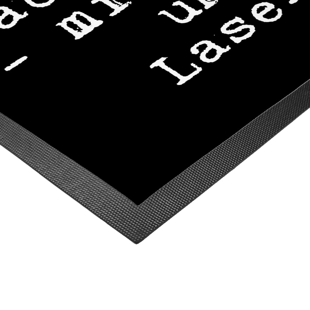 Fußmatte Fun Talk Ich kann aus 30 Metern Entfernung das Wohnzimmer des Nachbarn verwüsten - mit seiner Katze und meinem Laserpointer. Türvorleger, Schmutzmatte, Fußabtreter, Matte, Schmutzfänger, Fußabstreifer, Schmutzfangmatte, Türmatte, Motivfußmatte, Haustürmatte, Vorleger, Spruch, Sprüche, lustig, Weisheiten, Zitate, Glizer Spruch Sprüche Weisheiten Zitate Lustig Weisheit Worte