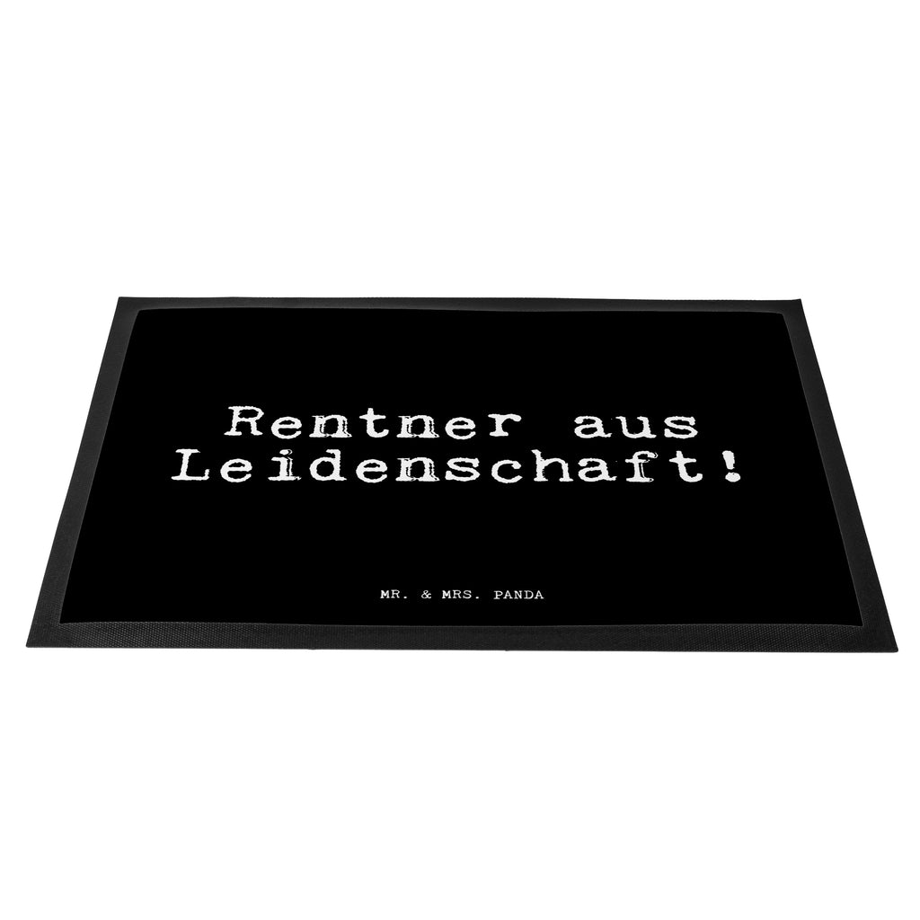 Fußmatte Fun Talk Rentner aus Leidenschaft! Türvorleger, Schmutzmatte, Fußabtreter, Matte, Schmutzfänger, Fußabstreifer, Schmutzfangmatte, Türmatte, Motivfußmatte, Haustürmatte, Vorleger, Spruch, Sprüche, lustig, Weisheiten, Zitate, Glizer Spruch Sprüche Weisheiten Zitate Lustig Weisheit Worte