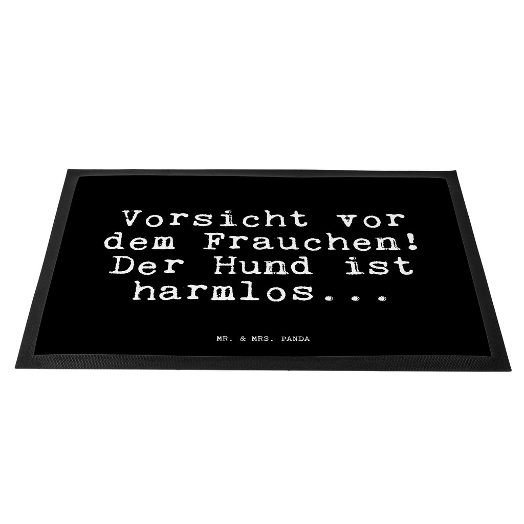 Fußmatte Fun Talk Vorsicht vor dem Frauchen! Der Hund ist harmlos... Türvorleger, Schmutzmatte, Fußabtreter, Matte, Schmutzfänger, Fußabstreifer, Schmutzfangmatte, Türmatte, Motivfußmatte, Haustürmatte, Vorleger, Spruch, Sprüche, lustig, Weisheiten, Zitate, Glizer Spruch Sprüche Weisheiten Zitate Lustig Weisheit Worte