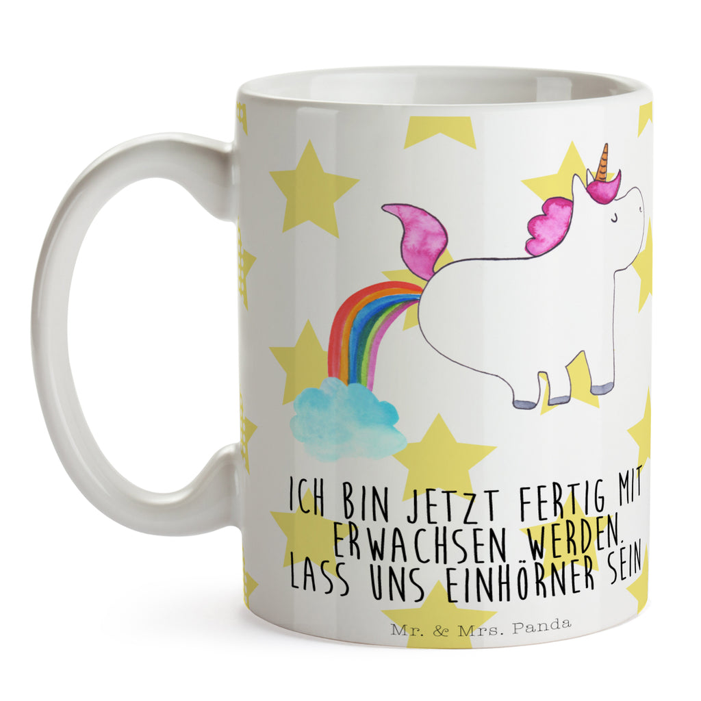 Tasse Einhorn Pupsend Einhorn, Pups, Unicorn, Regenbogen, Glitzer, Einhornpower, Erwachsenwerden, Spaß, lustig, Freundin  Becher, Kaffeetasse, Kaffeebecher, Tee, Frühstück, Büro  Einhorn, Einhörner, Einhorn Deko, Pegasus, Unicorn