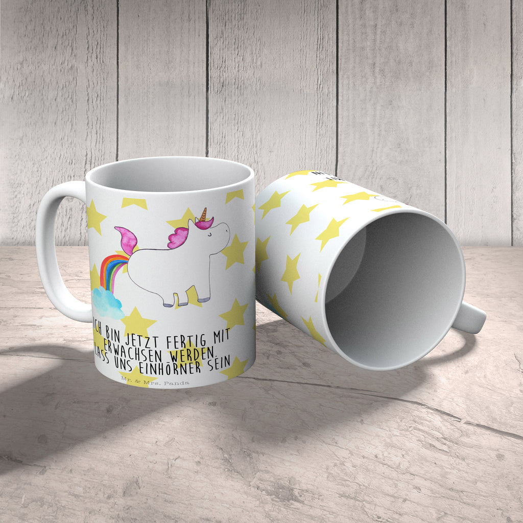 Tasse Einhorn Pupsend Einhorn, Pups, Unicorn, Regenbogen, Glitzer, Einhornpower, Erwachsenwerden, Spaß, lustig, Freundin  Becher, Kaffeetasse, Kaffeebecher, Tee, Frühstück, Büro  Einhorn, Einhörner, Einhorn Deko, Pegasus, Unicorn