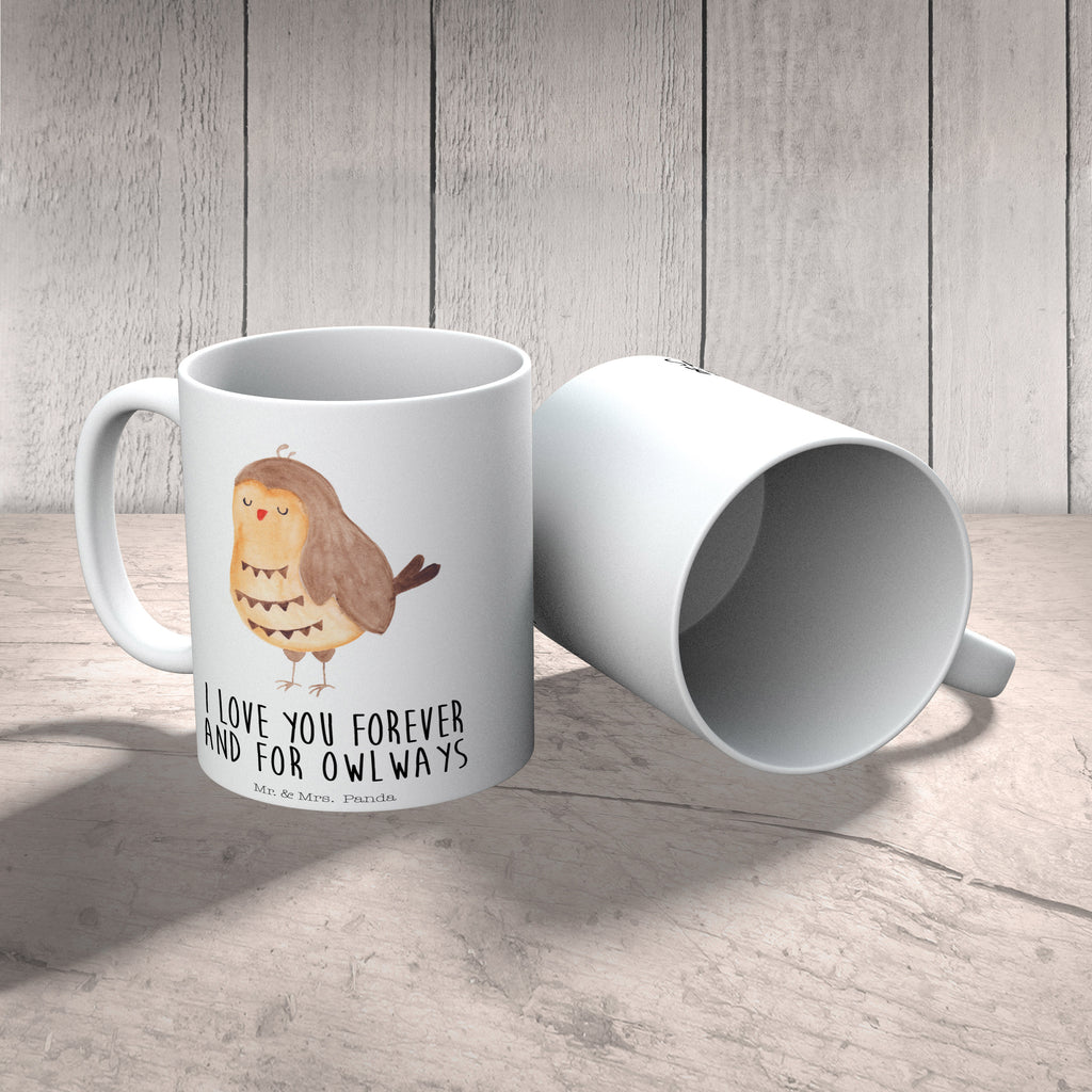 Tasse Eule Zufrieden Eule Spruch, Eule deko, Owl, Liebe Spruch, Romantisch, Wortspiel lustig, Spruch schön, Geschenk Hochzeitstag Becher, Kaffeetasse, Kaffeebecher, Tee, Frühstück, Büro  Eule