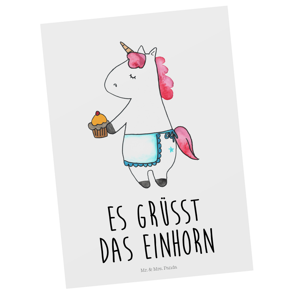 Postkarte Einhorn Muffin Geschenkkarte, Grußkarte, Karte, Einladung, Ansichtskarte, Geburtstagskarte, Einladungskarte, Einhorn, Einhörner, Einhorn Deko, Pegasus, Unicorn, Geburtstag, Backen, Muffin, Kekse, Geburtstagsgrüße, Glückwünsche, Liebesgrüße, Grüße