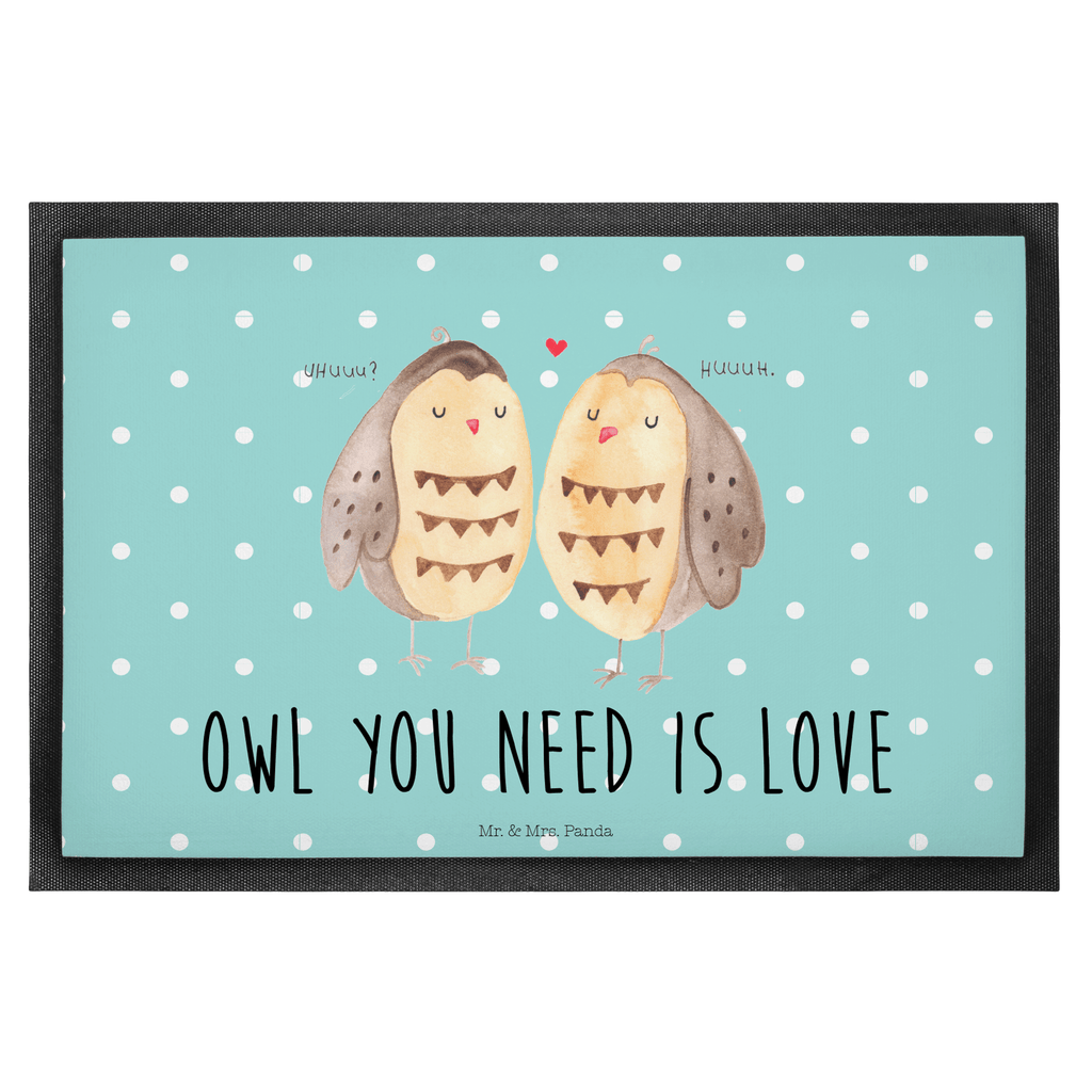 Fußmatte Eule Liebe Eule, Eule Deko, Liebe, Hochzeit Spruch, Owl, All you need is love, Liebe Spruch, Freundin Geschenk, Freund, Wortspiel lustig Türvorleger, Schmutzmatte, Fußabtreter, Matte, Schmutzfänger, Fußabstreifer, Schmutzfangmatte, Türmatte, Motivfußmatte,  Haustürmatte, Vorleger  Eule