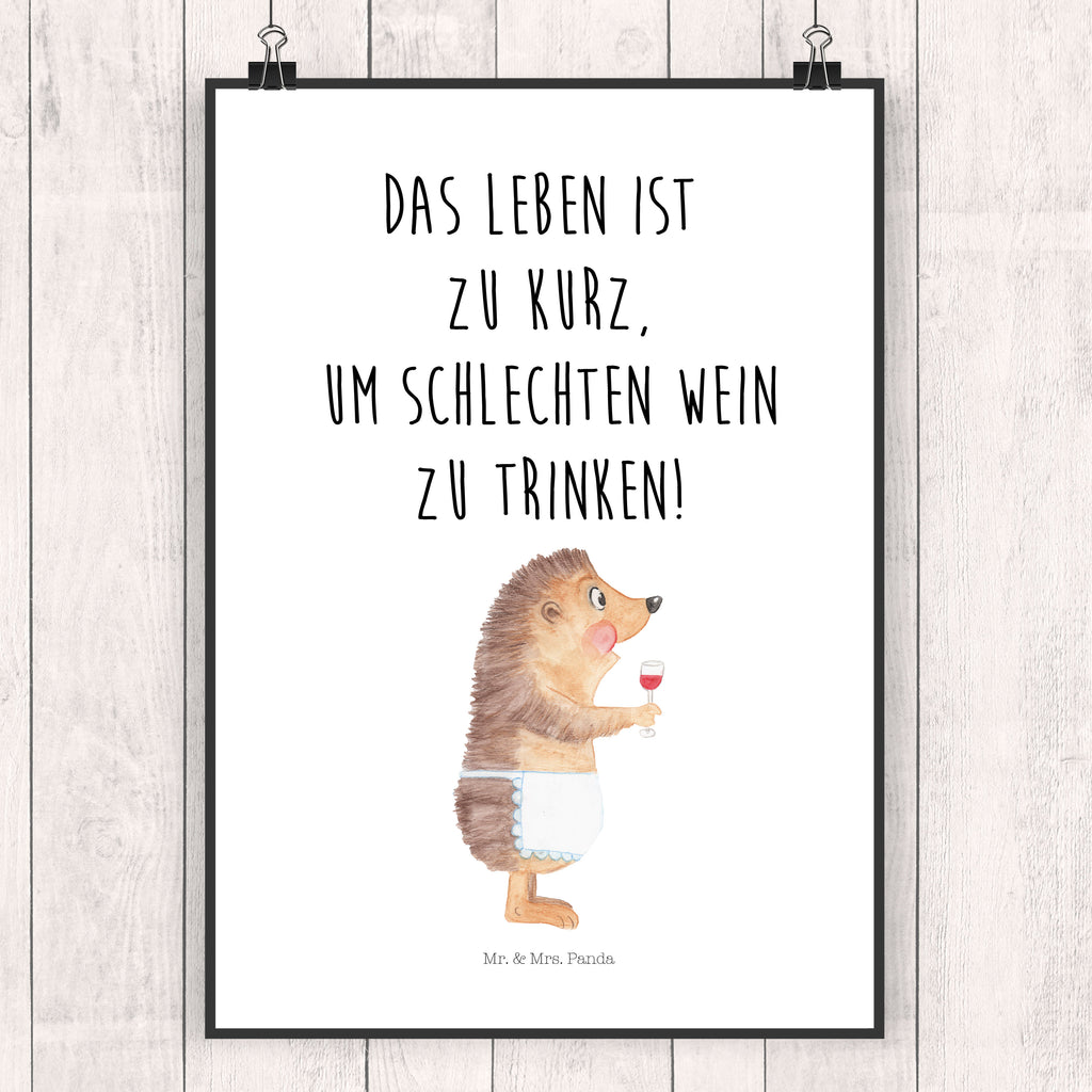 Poster Igel mit Wein Poster, Wandposter, Bild, Wanddeko, Küchenposter, Kinderposter, Wanddeko Bild, Raumdekoration, Wanddekoration, Handgemaltes Poster, Mr. & Mrs. Panda Poster, Designposter, Kunstdruck, Posterdruck, Tiermotive, Gute Laune, lustige Sprüche, Tiere, Wein Spruch, Igel, Geschenk Weintrinker, Geschenk Weinliebhaber, Wein Deko, Weinglas, Rotwein, Weißwein, Wein trinken