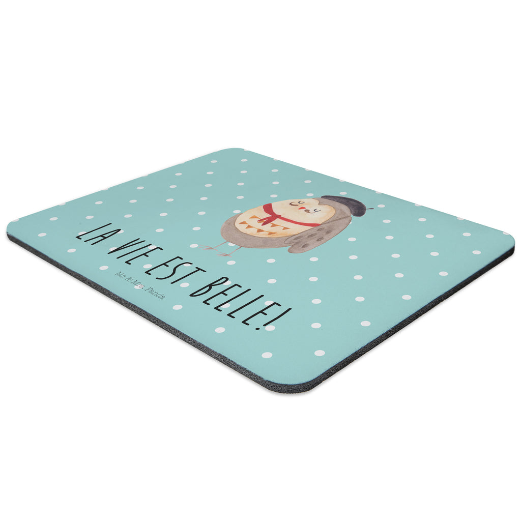 Mauspad Eule Französisch Mousepad, Computer zubehör, Büroausstattung, PC Zubehör, Arbeitszimmer, Mauspad, Einzigartiges Mauspad, Designer Mauspad, Eule, Eulen, Eule Deko, Owl, hibou, La vie est belle, das Leben ist schön, Spruch schön, Spruch Französisch, Frankreich