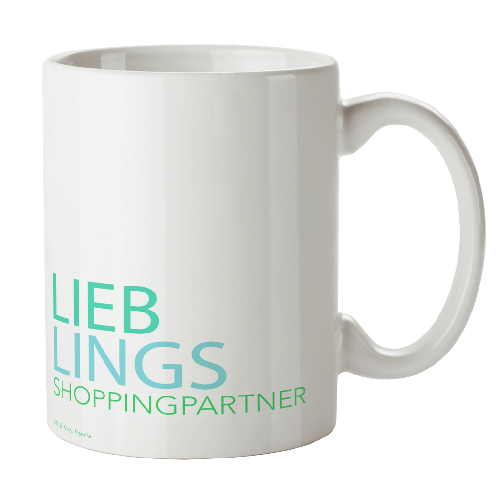 Tasse Text Shoppingpartner Spruch Becher, Kaffeetasse, Kaffeebecher, Tee, Frühstück, Büro Shoppingpartner, Shoppen, Begleitung, Partner, Freundin, Freund, bff, Shopping, Einkaufen, Shopping-Queen, Queen, Bester,   