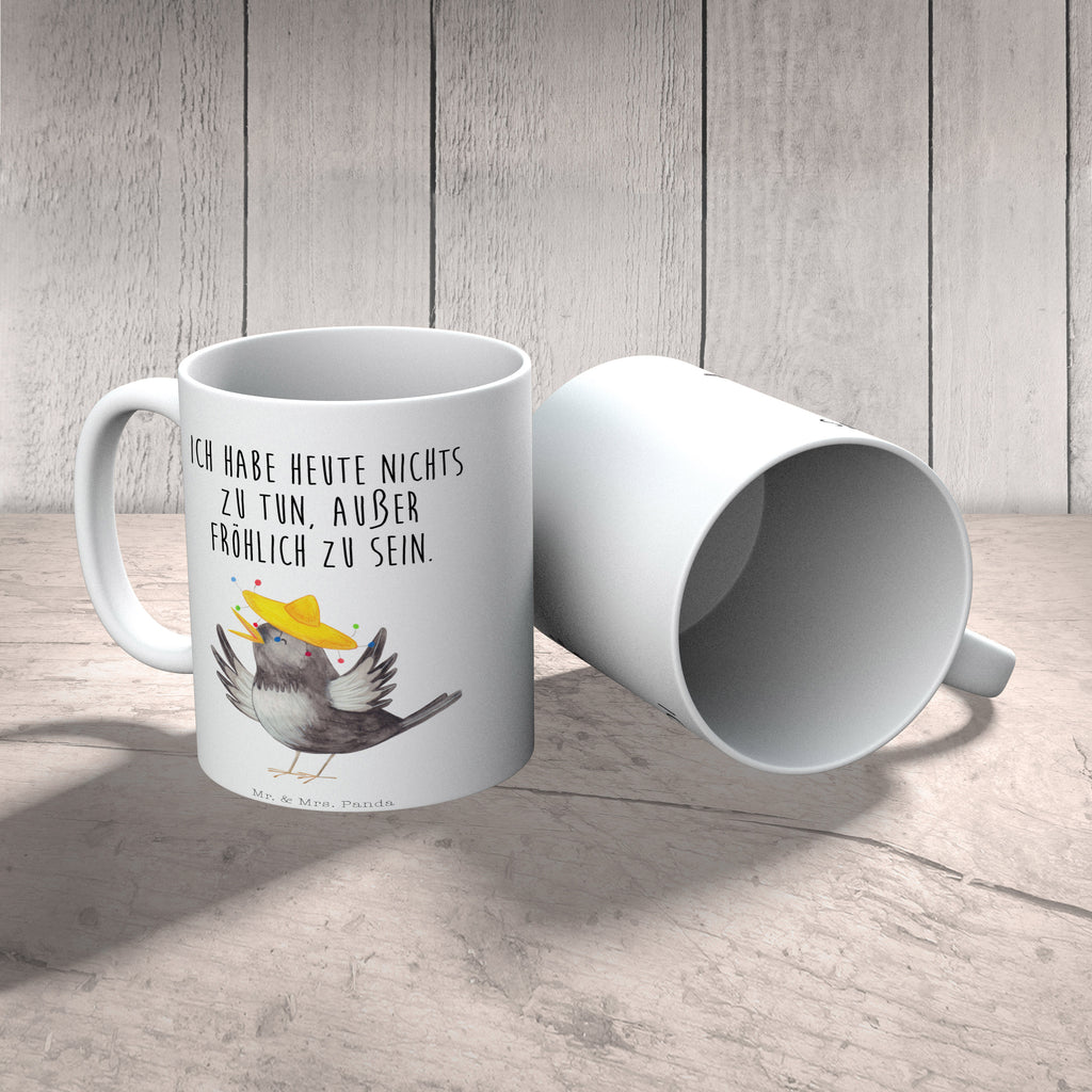 Tasse Rabe mit Sombrero