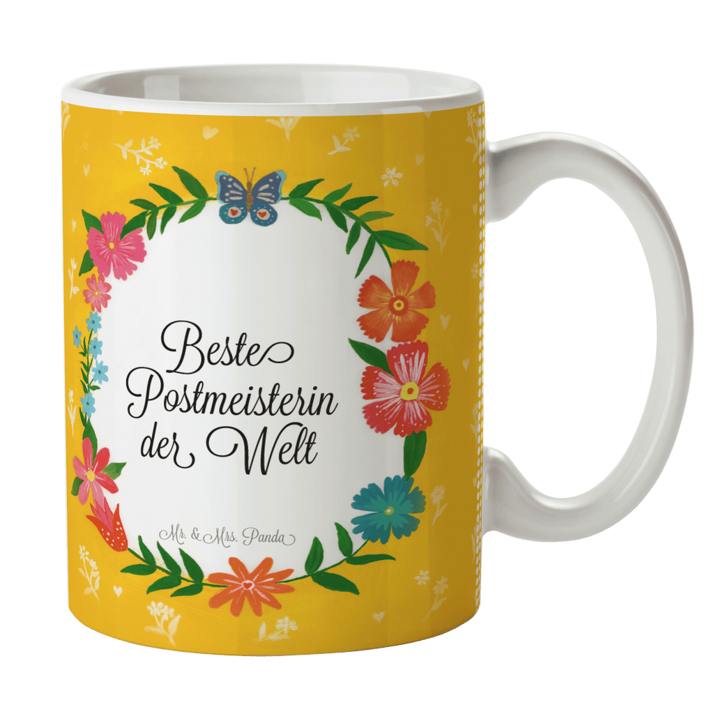 Tasse Design Frame Happy Girls Postmeisterin Geschenk Becher, Kaffeetasse, Kaffeebecher, Tee, Frühstück, Büro  