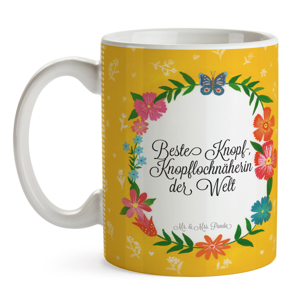 Tasse Design Frame Happy Girls Knopf-, Knopflochnäherin Geschenk Becher, Kaffeetasse, Kaffeebecher, Tee, Frühstück, Büro  