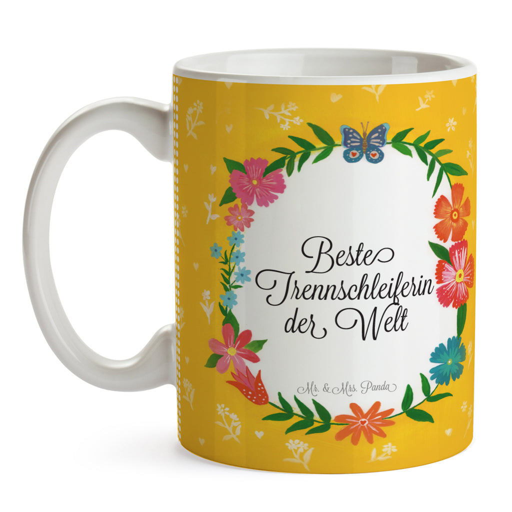 Tasse Design Frame Happy Girls Trennschleiferin Geschenk Becher, Kaffeetasse, Kaffeebecher, Tee, Frühstück, Büro  