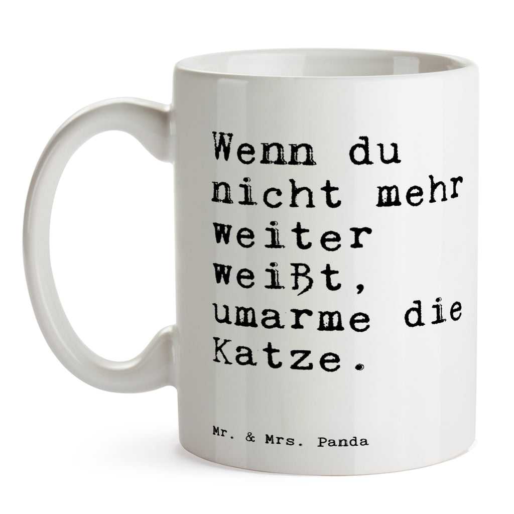Tasse Sprüche und Zitate Wenn du nicht mehr weiter weißt, umarme die Katze. Spruch Sprüche Weisheiten Zitate Lustig Weisheit Worte Becher, Kaffeetasse, Kaffeebecher, Tee, Frühstück, Büro Katzen, Katze, schön, Wohnung, Geschenk, Tiger, Stubentiger, Haustier, faul, Freundin, Miezekatze, miez, Mode, Haare, süß Spruch, Sprüche, lustig, Weisheiten, Zitate
