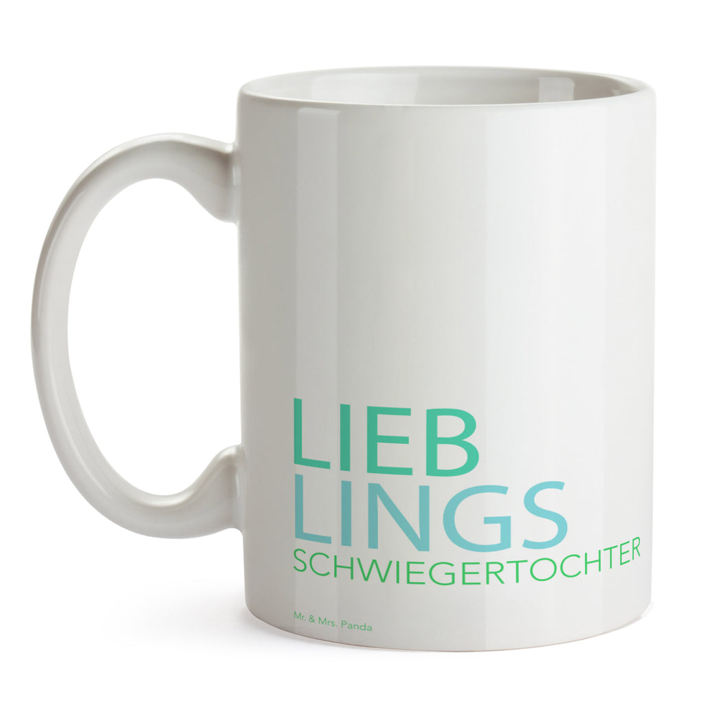 Tasse Text Schwiegertochter Spruch Becher, Kaffeetasse, Kaffeebecher, Tee, Frühstück, Büro Schwiegertochter, Tochter, Ehefrau des Sohns, Frau, angeheiratet, Hochzeit, Dankeschön 