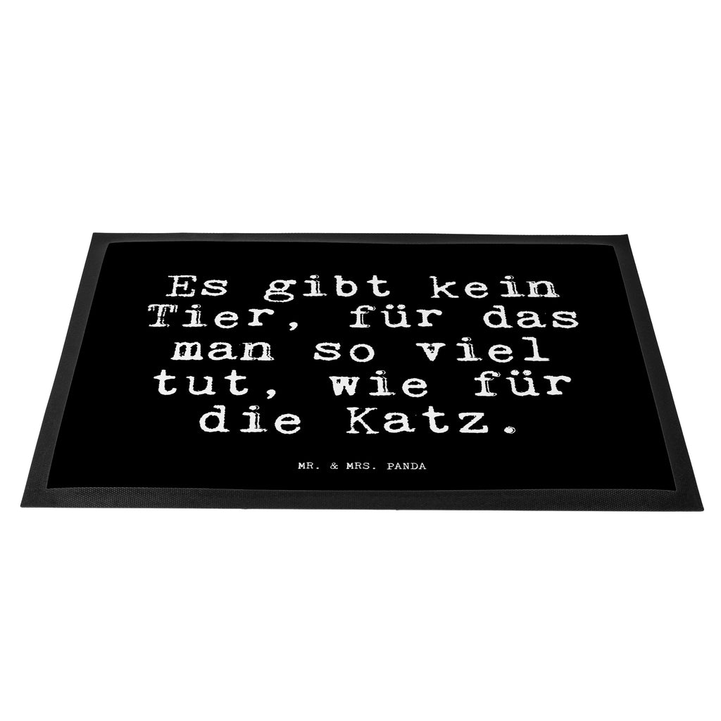 Fußmatte Fun Talk Es gibt kein Tier, für das man so viel tut, wie für die Katz. Türvorleger, Schmutzmatte, Fußabtreter, Matte, Schmutzfänger, Fußabstreifer, Schmutzfangmatte, Türmatte, Motivfußmatte, Haustürmatte, Vorleger, Spruch, Sprüche, lustig, Weisheiten, Zitate, Glizer Spruch Sprüche Weisheiten Zitate Lustig Weisheit Worte