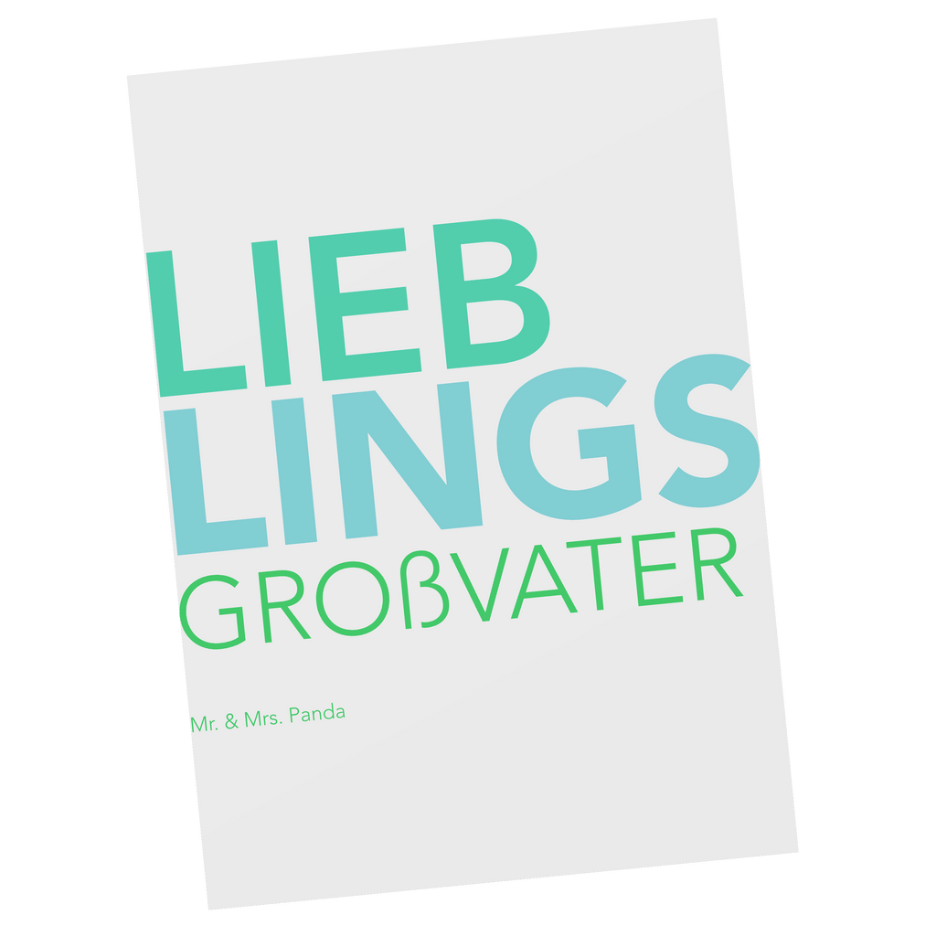 Postkarte Text Großvater
