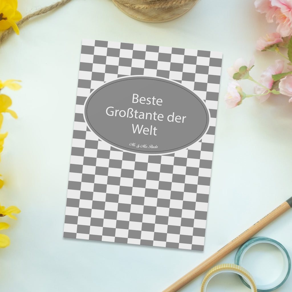 Postkarte Win Großtante Geschenkkarte, Grußkarte, Karte, Einladung, Ansichtskarte, Geburtstagskarte, Einladungskarte, Dankeskarte, Gewinner Ziel
