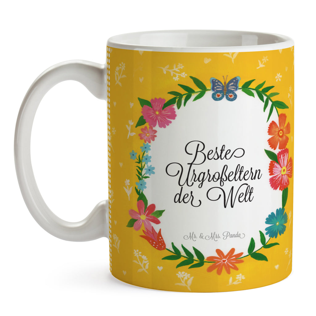 Tasse Design Frame Happy Girls Urgroßeltern Becher, Kaffeetasse, Kaffeebecher, Tee, Frühstück, Büro, Geschenk