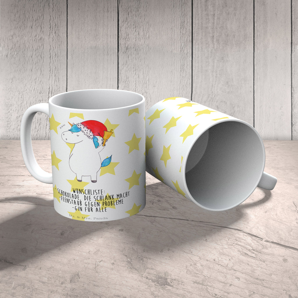 Tasse Einhorn Weihnachtsmann Gin, Schokolade, Schoki, Einhorn, Einhörner, Unicorn, Weihnachten, Weihnachtsmann, Nikolaus, Wunschzettel, Wunschliste, Feenstaub Becher, Kaffeetasse, Kaffeebecher, Tee, Frühstück, Büro  Einhorn, Einhörner, Einhorn Deko, Pegasus, Unicorn