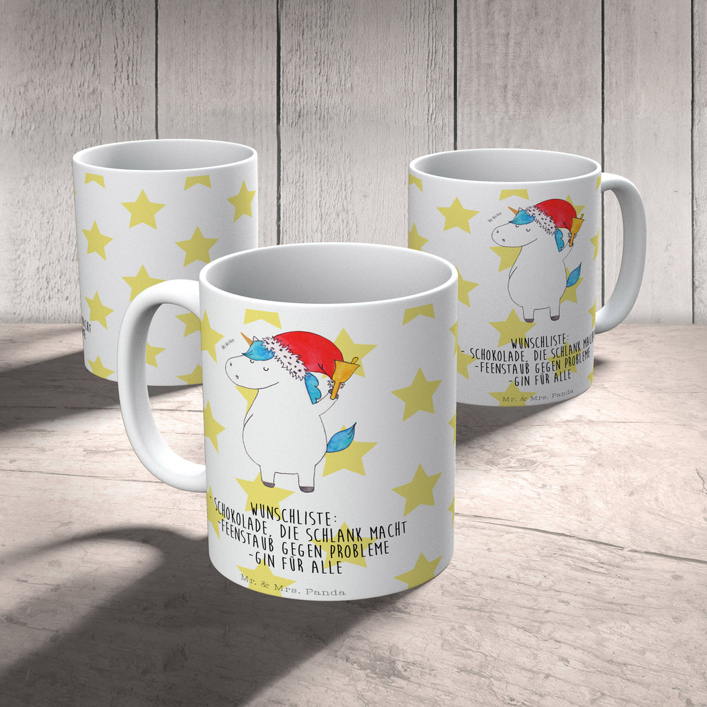 Tasse Einhorn Weihnachtsmann Gin, Schokolade, Schoki, Einhorn, Einhörner, Unicorn, Weihnachten, Weihnachtsmann, Nikolaus, Wunschzettel, Wunschliste, Feenstaub Becher, Kaffeetasse, Kaffeebecher, Tee, Frühstück, Büro  Einhorn, Einhörner, Einhorn Deko, Pegasus, Unicorn