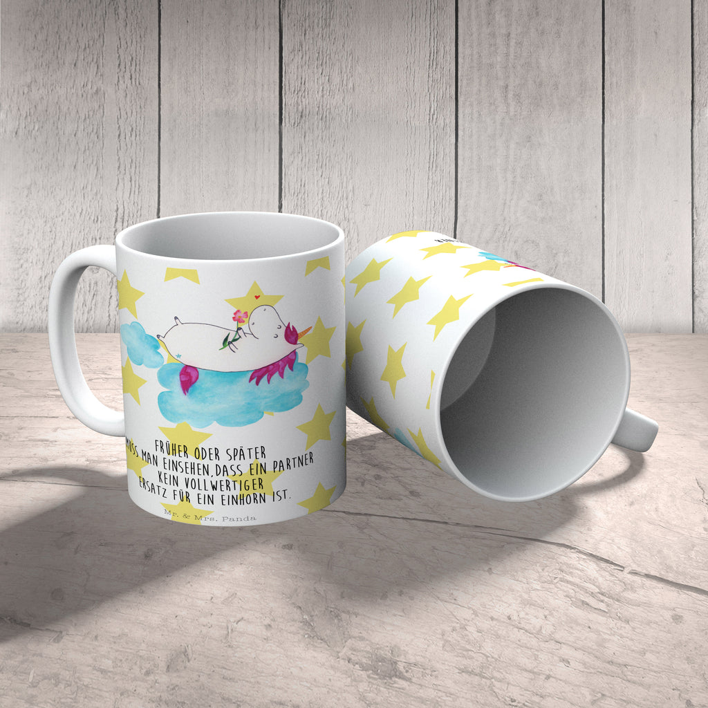 Tasse Einhorn verliebt auf Wolke Einhorn, Einhörner, Unicorn, verliebt, Liebe, Liebesbeweis, Freundin, Wolke Becher, Kaffeetasse, Kaffeebecher, Tee, Frühstück, Büro  Einhorn, Einhörner, Einhorn Deko, Pegasus, Unicorn
