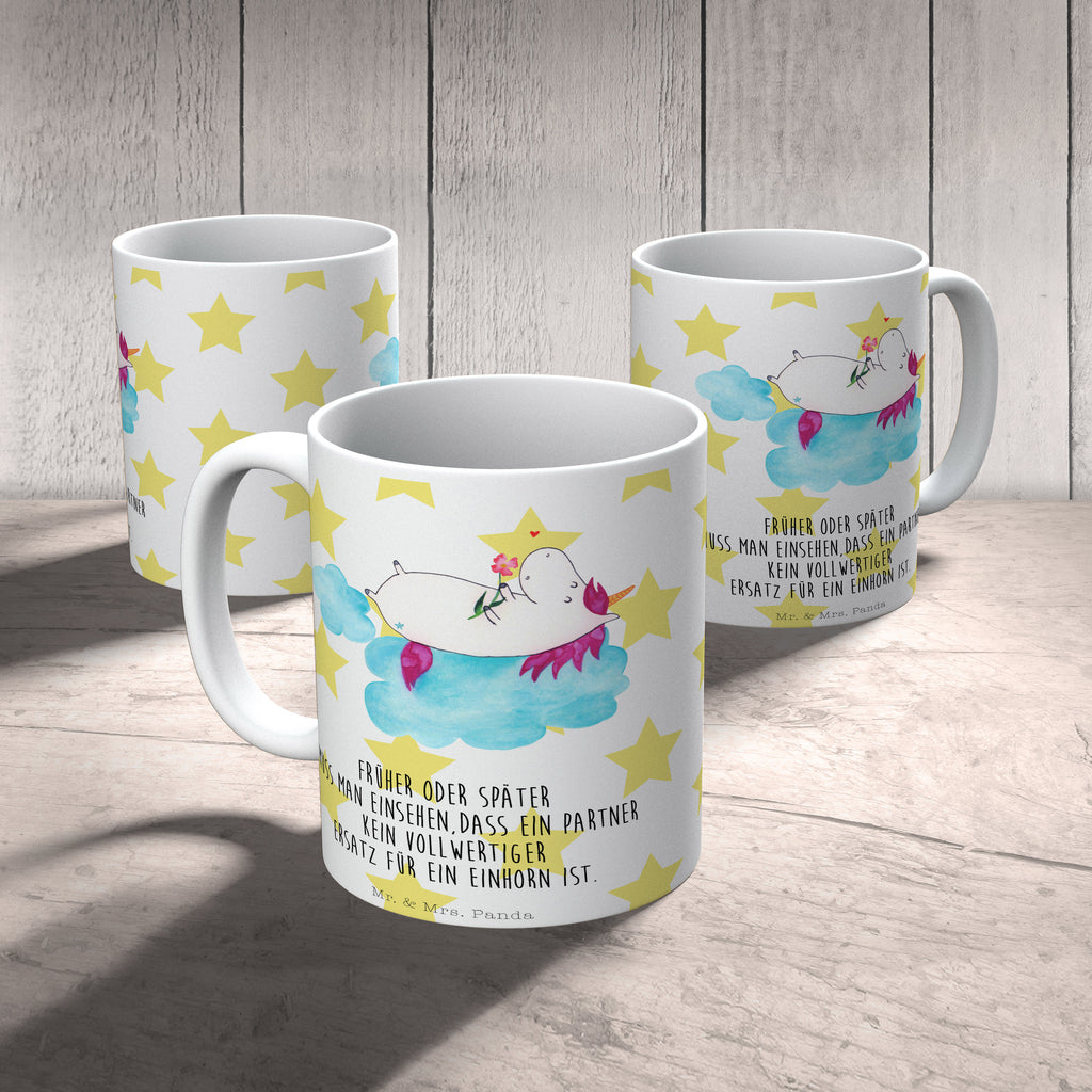 Tasse Einhorn verliebt auf Wolke Einhorn, Einhörner, Unicorn, verliebt, Liebe, Liebesbeweis, Freundin, Wolke Becher, Kaffeetasse, Kaffeebecher, Tee, Frühstück, Büro  Einhorn, Einhörner, Einhorn Deko, Pegasus, Unicorn