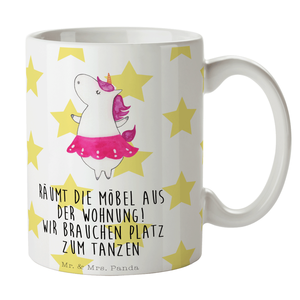 Tasse Einhorn Ballerina Einhorn, Einhörner, Unicorn, Tanzen, Ballerina, Party, Wohnung, Spaß, Feiern, Geburtstag, Tänzerin, Lebenslust, Lebensfreude  Becher, Kaffeetasse, Kaffeebecher, Tee, Frühstück, Büro  Einhorn, Einhörner, Einhorn Deko, Pegasus, Unicorn