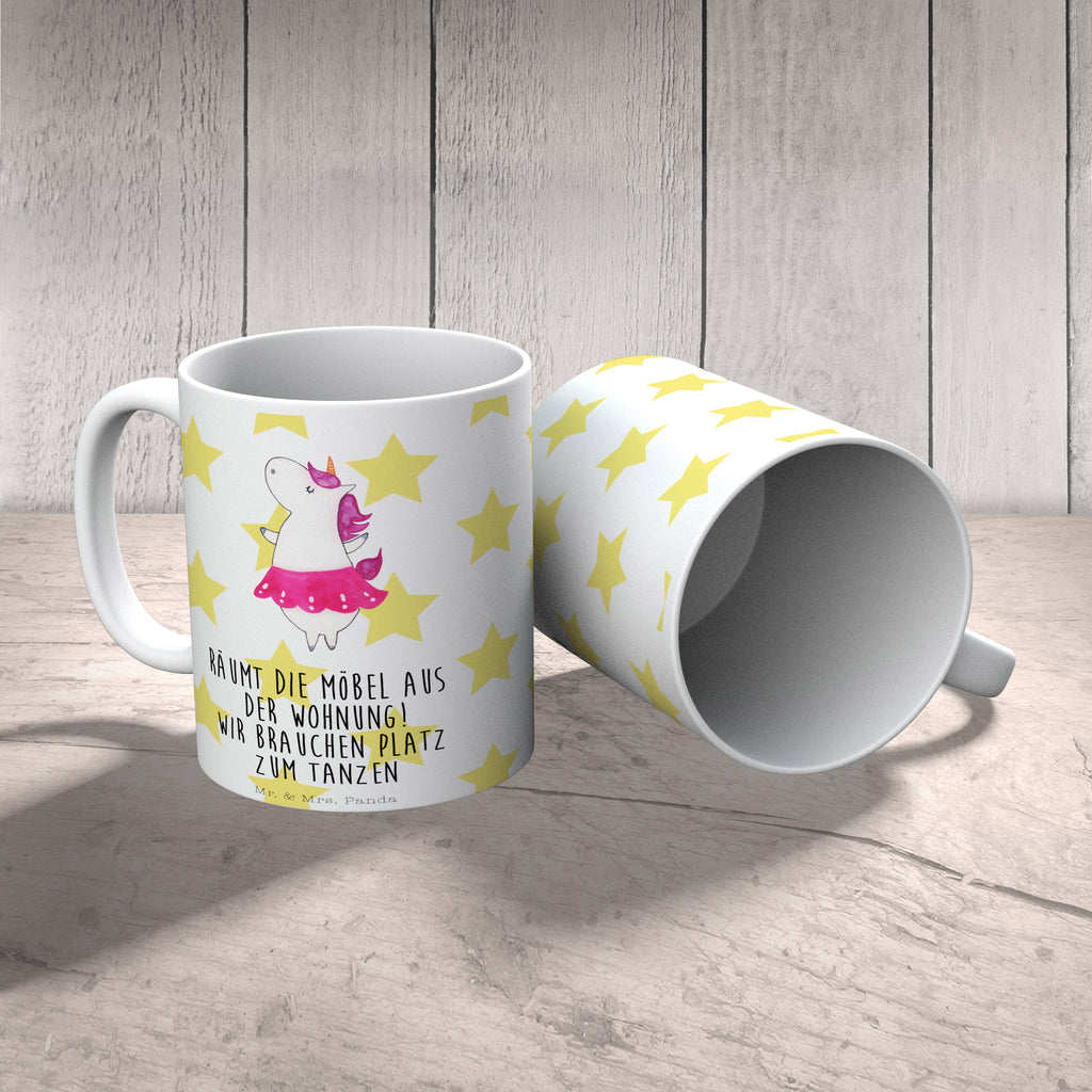 Tasse Einhorn Ballerina Einhorn, Einhörner, Unicorn, Tanzen, Ballerina, Party, Wohnung, Spaß, Feiern, Geburtstag, Tänzerin, Lebenslust, Lebensfreude  Becher, Kaffeetasse, Kaffeebecher, Tee, Frühstück, Büro  Einhorn, Einhörner, Einhorn Deko, Pegasus, Unicorn