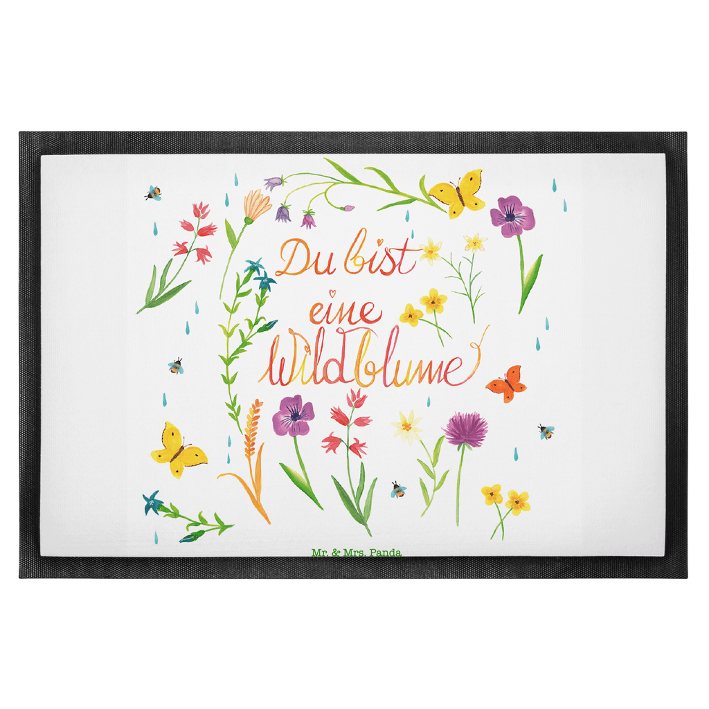 Fußmatte Du bist eine Wildblume Wildblume, wild, Geschenk Frauen, Geschenk Freundin, Kompliment, Blumen Motiv, Jahrestag, Natur Motiv, Hochzeitstag Türvorleger, Schmutzmatte, Fußabtreter, Matte, Schmutzfänger, Fußabstreifer, Schmutzfangmatte, Türmatte, Motivfußmatte,  Haustürmatte, Vorleger  Blumen Deko, Frühlings Deko, Sommer Deko, Dekoration, positive Botschaft, Naturliebhaber, Outdoor, Natur, Abenteuer