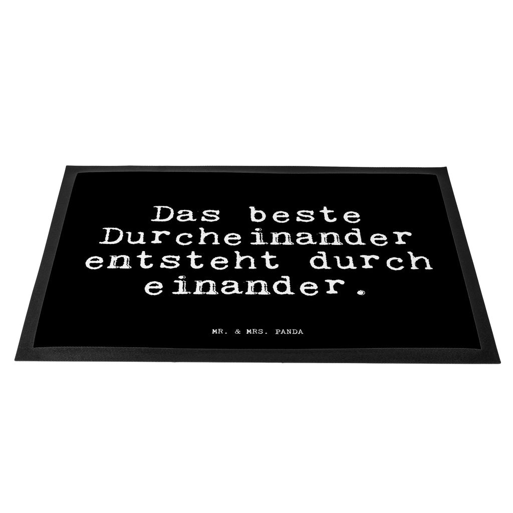 Fußmatte Fun Talk Das beste Durcheinander entsteht durch einander. Türvorleger, Schmutzmatte, Fußabtreter, Matte, Schmutzfänger, Fußabstreifer, Schmutzfangmatte, Türmatte, Motivfußmatte, Haustürmatte, Vorleger, Spruch, Sprüche, lustig, Weisheiten, Zitate, Glizer Spruch Sprüche Weisheiten Zitate Lustig Weisheit Worte