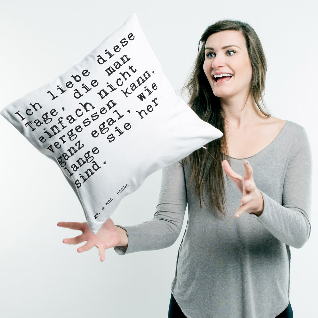 40x40 Kissen Sprüche und Zitate Ich liebe diese Tage, die man einfach nicht vergessen kann, ganz egal, wie lange sie her sind. Kissenhülle, Kopfkissen, Sofakissen, Dekokissen, Motivkissen, Spruch, Sprüche, lustig, Weisheiten, Zitate, Spruch Sprüche Weisheiten Zitate Lustig Weisheit Worte