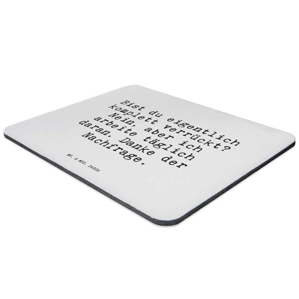 Mauspad Sprüche und Zitate Bist du eigentlich komplett verrückt? Nein, aber ich arbeite täglich daran. Danke der Nachfrage. Mousepad, Computer zubehör, Büroausstattung, PC Zubehör, Arbeitszimmer, Mauspad, Einzigartiges Mauspad, Designer Mauspad, Spruch, Sprüche, lustig, Weisheiten, Zitate, Spruch Sprüche Weisheiten Zitate Lustig Weisheit Worte