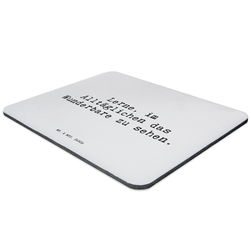 Mauspad Sprüche und Zitate Lerne, im Alltäglichen das Wunderbare zu sehen. Mousepad, Computer zubehör, Büroausstattung, PC Zubehör, Arbeitszimmer, Mauspad, Einzigartiges Mauspad, Designer Mauspad, Spruch, Sprüche, lustig, Weisheiten, Zitate, Spruch Sprüche Weisheiten Zitate Lustig Weisheit Worte