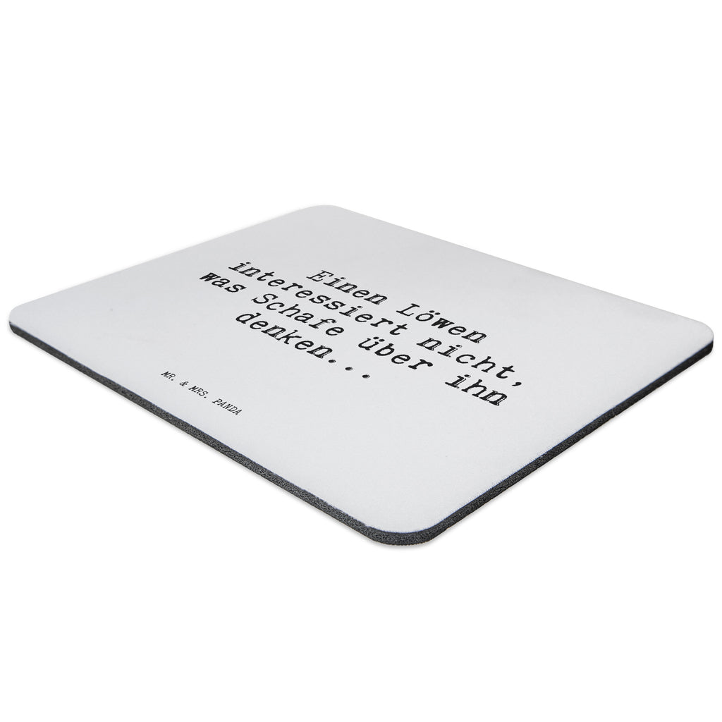 Mauspad Sprüche und Zitate Einen Löwen interessiert nicht, was Schafe über ihn denken... Mousepad, Computer zubehör, Büroausstattung, PC Zubehör, Arbeitszimmer, Mauspad, Einzigartiges Mauspad, Designer Mauspad, Spruch, Sprüche, lustig, Weisheiten, Zitate, Spruch Sprüche Weisheiten Zitate Lustig Weisheit Worte