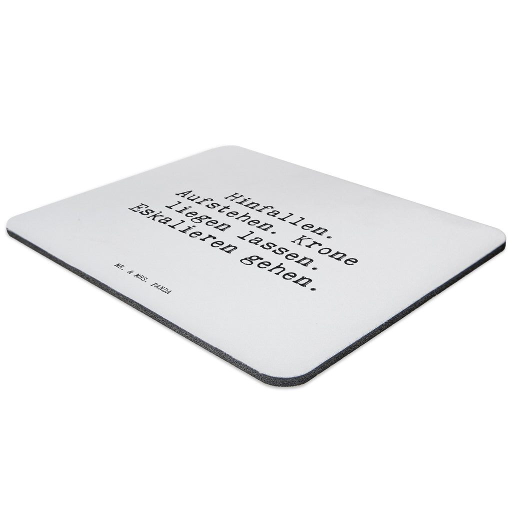 Mauspad Sprüche und Zitate Hinfallen. Aufstehen. Krone liegen lassen. Eskalieren gehen. Mousepad, Computer zubehör, Büroausstattung, PC Zubehör, Arbeitszimmer, Mauspad, Einzigartiges Mauspad, Designer Mauspad, Spruch, Sprüche, lustig, Weisheiten, Zitate, Spruch Sprüche Weisheiten Zitate Lustig Weisheit Worte