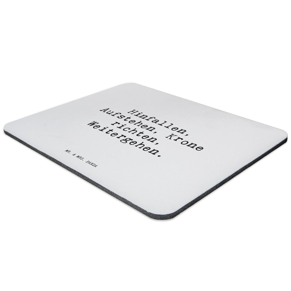 Mauspad Sprüche und Zitate Hinfallen, Aufstehen, Krone richten, Weitergehen. Mousepad, Computer zubehör, Büroausstattung, PC Zubehör, Arbeitszimmer, Mauspad, Einzigartiges Mauspad, Designer Mauspad, Spruch, Sprüche, lustig, Weisheiten, Zitate, Spruch Sprüche Weisheiten Zitate Lustig Weisheit Worte