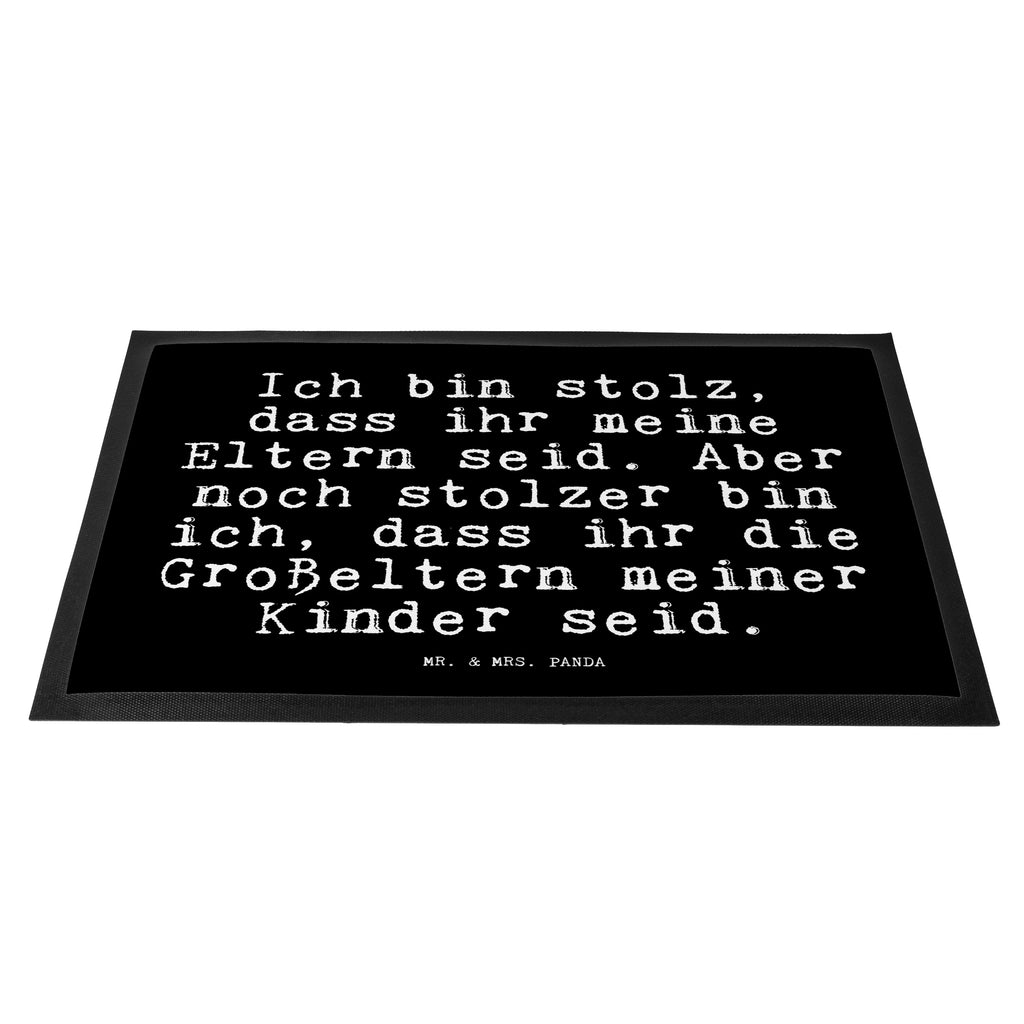 Fußmatte Fun Talk Ich bin stolz, dass ihr meine Eltern seid. Aber noch stolzer bin ich, dass ihr die Großeltern meiner Kinder seid. Türvorleger, Schmutzmatte, Fußabtreter, Matte, Schmutzfänger, Fußabstreifer, Schmutzfangmatte, Türmatte, Motivfußmatte, Haustürmatte, Vorleger, Spruch, Sprüche, lustig, Weisheiten, Zitate, Glizer Spruch Sprüche Weisheiten Zitate Lustig Weisheit Worte