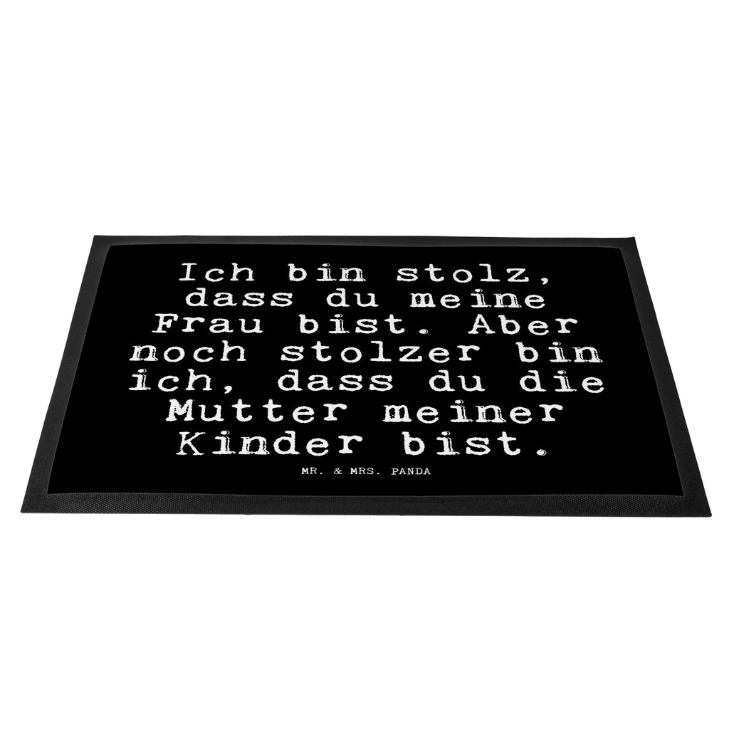 Fußmatte Fun Talk Ich bin stolz, dass du meine Frau bist. Aber noch stolzer bin ich, dass du die Mutter meiner Kinder bist. Türvorleger, Schmutzmatte, Fußabtreter, Matte, Schmutzfänger, Fußabstreifer, Schmutzfangmatte, Türmatte, Motivfußmatte, Haustürmatte, Vorleger, Spruch, Sprüche, lustig, Weisheiten, Zitate, Glizer Spruch Sprüche Weisheiten Zitate Lustig Weisheit Worte